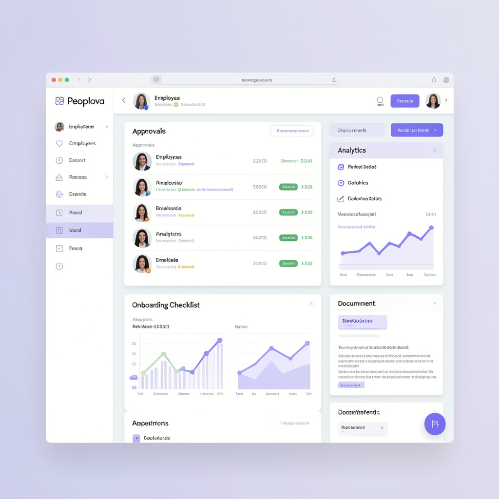 Peoplova HR operations workspace preview